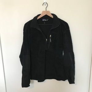Patagonia Women's Black Half Zip Jacket Large